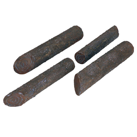 Firegear L-IW-TWIG810 4-piece Ironwood Twig steel log set