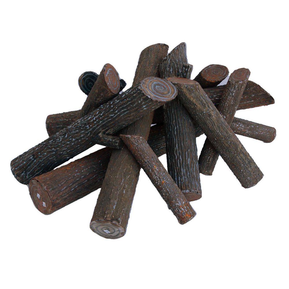 Firegear L-IW-XL 14-piece XL Ironwood steel log set