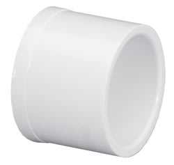 Lasco PVC Plug, Spigot, White, Schedule 40, model 449005