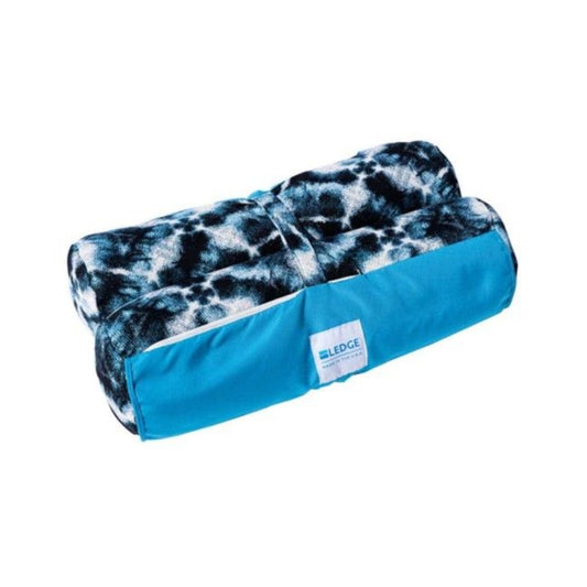 Ledge Lounger Laze Pool Hammock, Shibori Blue, model LL-LZ-HM-SHB