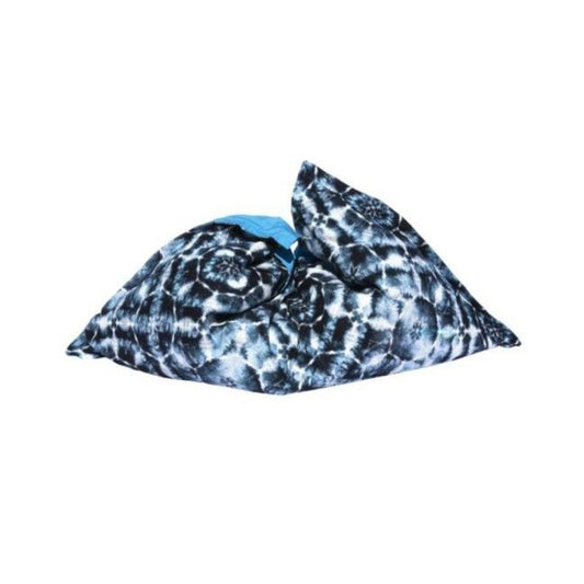 Ledge Lounger Laze Pool Pillow Cover, Shibori Blue, model LL-LZ-P-SHB-OUT