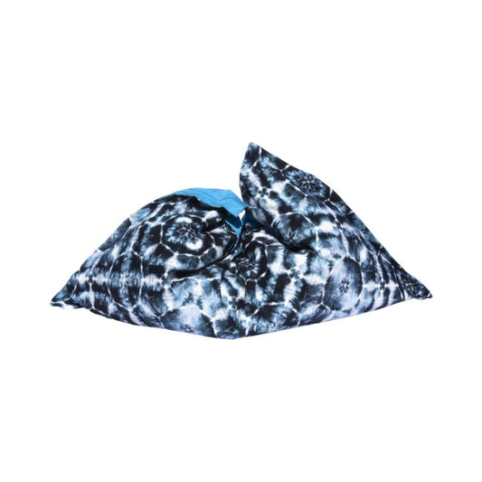 Ledge Lounger Laze Pool Pillow, Shibori Blue, model LL-LZ-P-SHB / LL-LZ-PV2-SHB