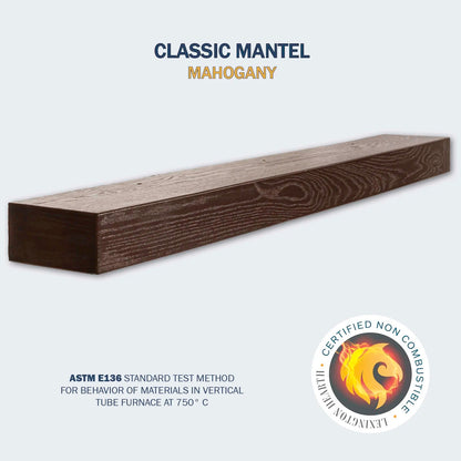 Lexington Hearth Classic non-combustible beam mantel