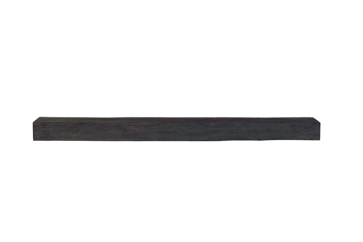Lexington Hearth Flat Sawn Beam mantel in Eclipse, front view