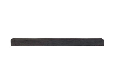 Lexington Hearth Flat Sawn Beam mantel in Eclipse, front view