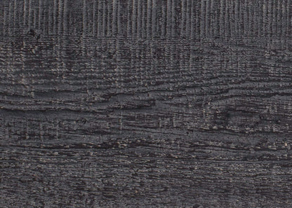 Lexington Hearth Flat Sawn Beam mantel in Eclipse, close-up of the finish