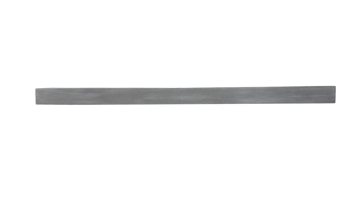 Lexington Hearth Flat Sawn Beam mantel in Weathered Grey, front view