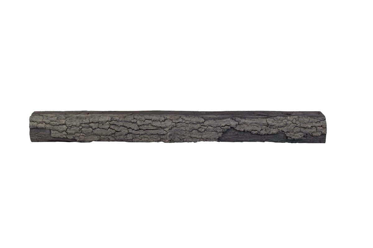 Lexington Hearth Half-Round Sleeper mantel in Eclipse, front view