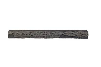 Lexington Hearth Half-Round Sleeper mantel in Eclipse, front view