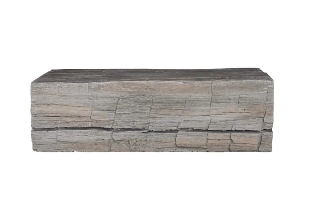 Lexington Hearth Tobacco Barn 24 inch mantel extension in Weathered Grey