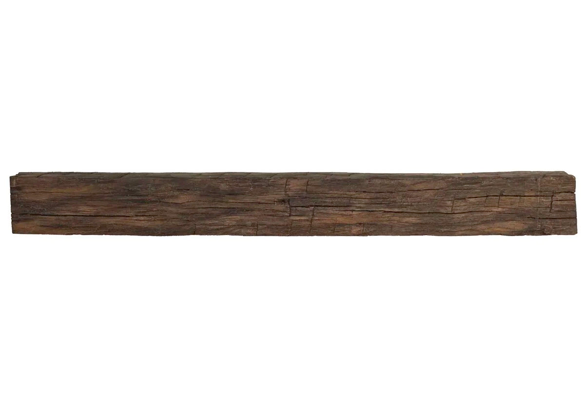 Lexington Hearth Tobacco Barn mantel in Maduro, front view