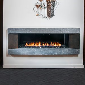 Golden Blount LFP6018-N/G linear B-vent fireplace