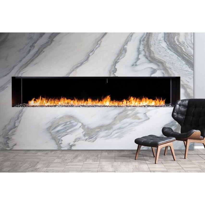 Golden Blount LFP9618-N/G linear top vent fireplace