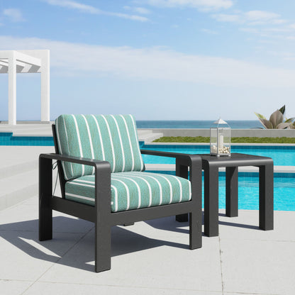 Rolig Outdoor Patio Armchair, Green