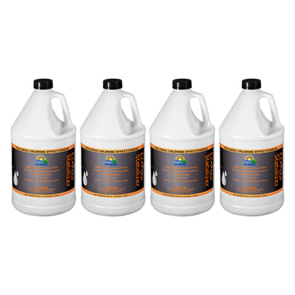 Lo-Chlor EZ-Pour Liquid Stabilizer 1 gallon, 4 pack of four jugs
