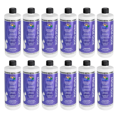 Lo-Chlor Metal Gone 1 qt, 12 pack of twelve bottles