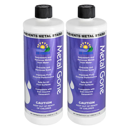 Lo-Chlor Metal Gone 1 qt, 2 pack of two bottles