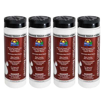 Lo-Chlor Multi-Stain Remover 1 qt, 4 pack of four bottles