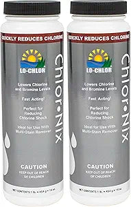 Lo-Chlor Chlor-Nix Chlorine Reducer, 1 lb, 2-Pack