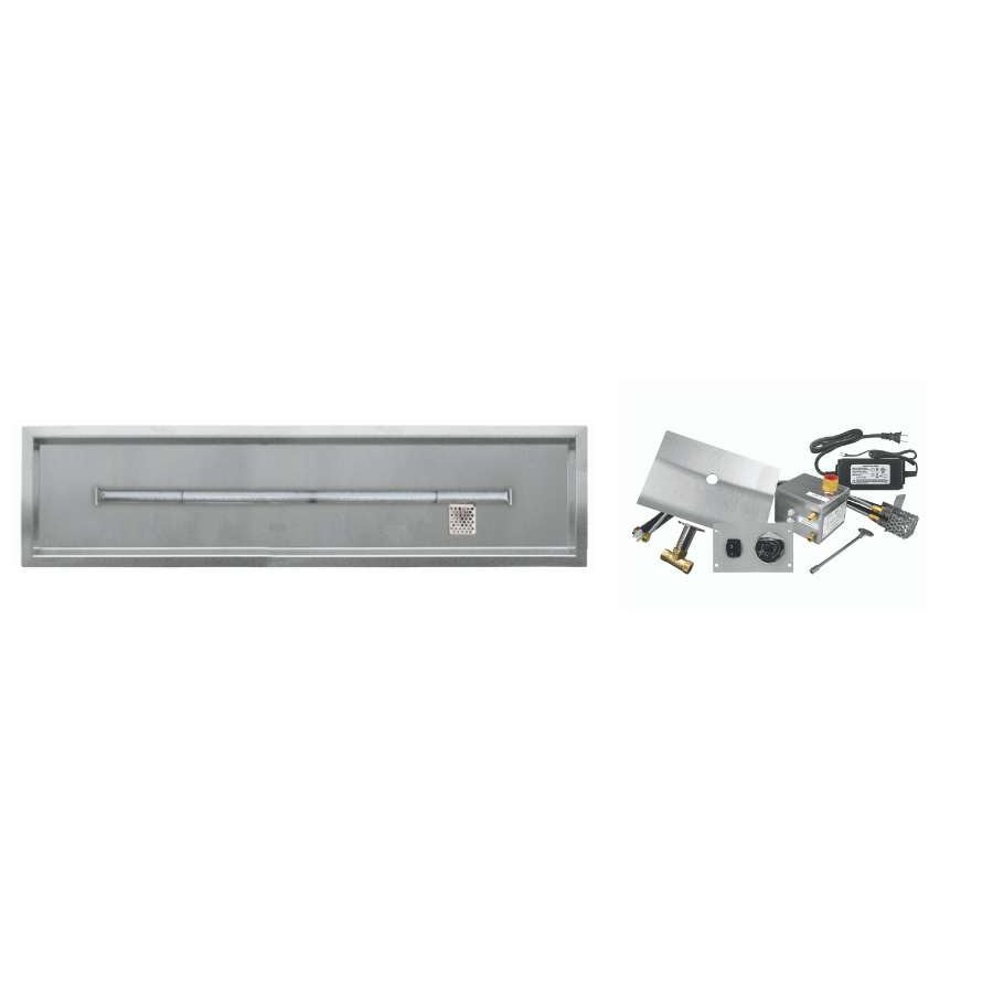 Firegear LOF-3606TAWS-P 36 x 6 propane AWS linear drop-in T-burner system