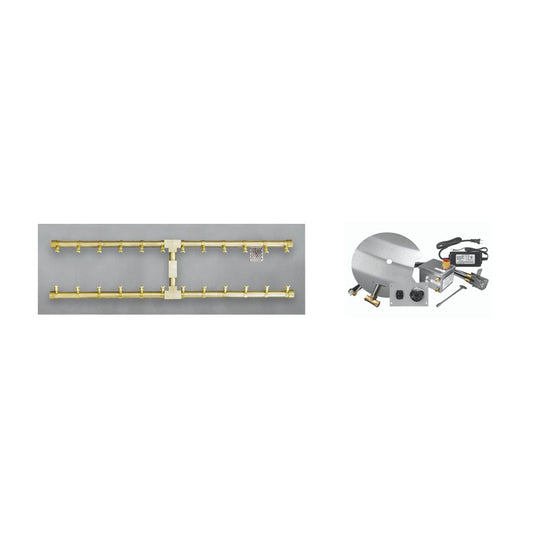 Firegear LOF-3610PS306AWS-P 36 x 10 propane AWS Pro H-burner system