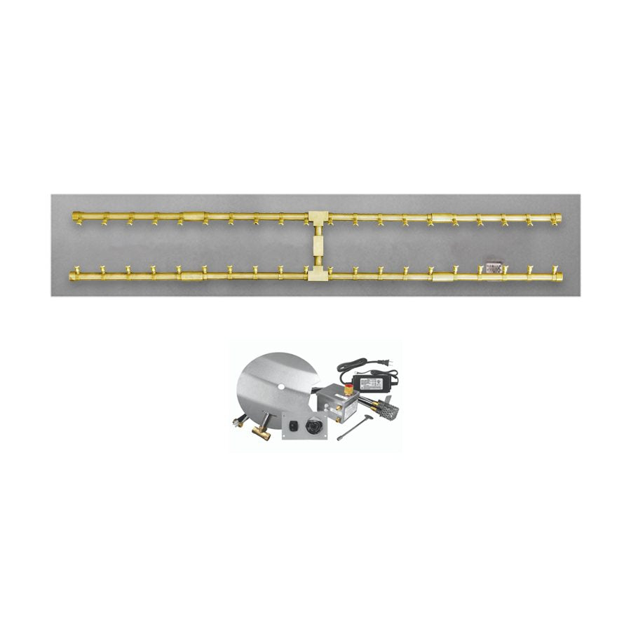 Firegear LOF-7210PS606AWS-N 72 x 10 natural gas AWS Pro H-burner system