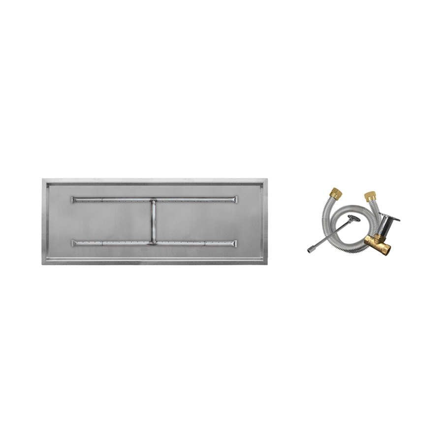 Firegear LOF-9616HMT-N 96 x 16 natural gas Match Throw linear drop-in H-burner system