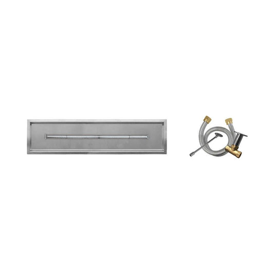 Firegear LOF-4806TMT-N 48 x 6 natural gas Match Throw linear drop-in T-burner system