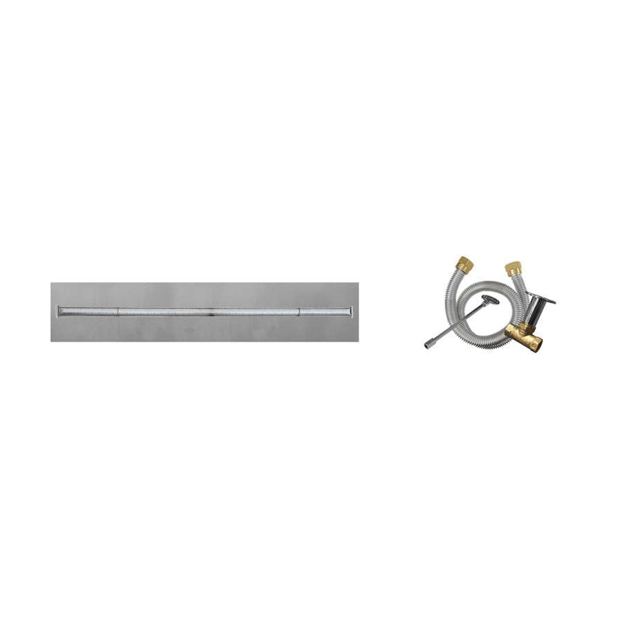 Firegear LOF-7208FTMT-N 72 x 8 natural gas Match Throw linear flat T-burner system