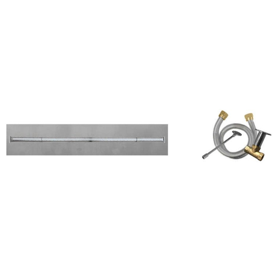 Firegear LOF-3008FTMT-N 30 x 8 natural gas Match Throw linear flat T-burner system