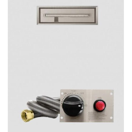 Firegear LOF-3006TTPSI-N 30 x 6 natural gas TPSI linear drop-in T-burner system