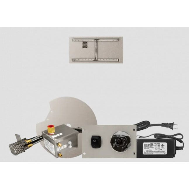 Firegear LOF-3014FHAWS-N 30 x 14 natural gas AWS linear flat H-burner system