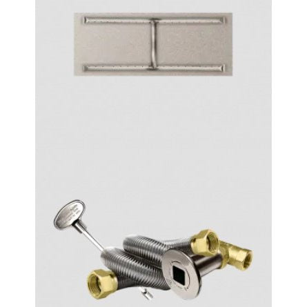 Firegear LOF-3014FHMT-N 30 x 14 natural gas Match Throw linear flat H-burner system