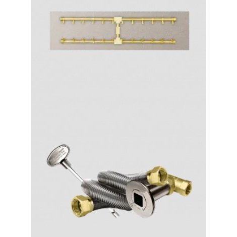 Firegear LOF-3610PS306MT-N 36 x 10 natural gas Match Throw Pro H-burner system