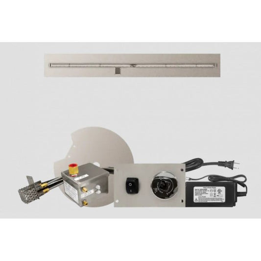 Firegear LOF-6008FTAWS-P 60 x 8 propane AWS linear flat T-burner system