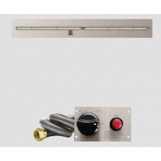 Firegear LOF-6008FTTPSI-N 60 x 8 natural gas TPSI linear flat T-burner system