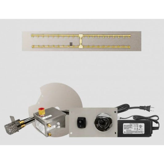 Firegear LOF-6010PS506AWS-N 60 x 10 natural gas AWS Pro H-burner system