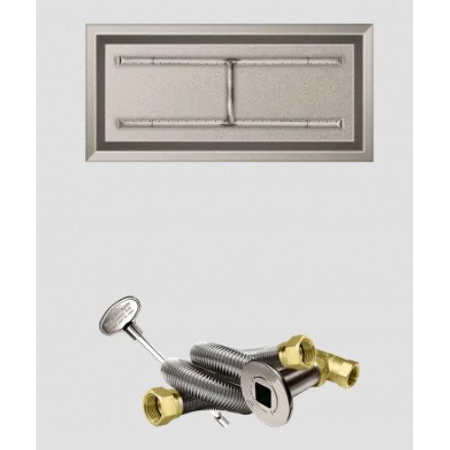 Firegear LOF-8416HMT-N 84 x 16 natural gas Match Throw linear drop-in H-burner system