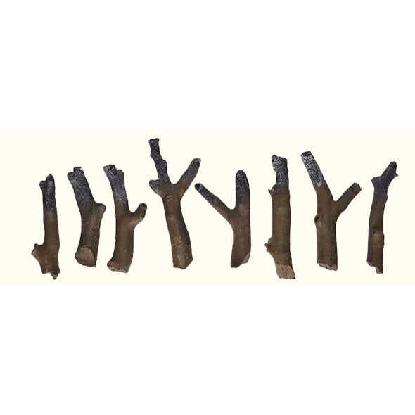 Amantii 8 piece natural wood log set