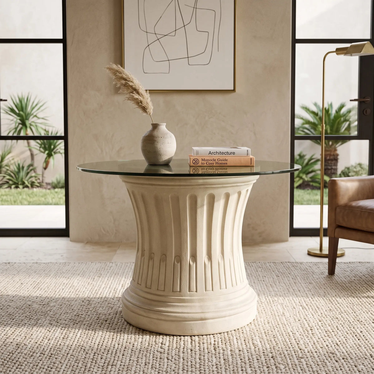 Anderson Teak Louis XVI Fluted Table