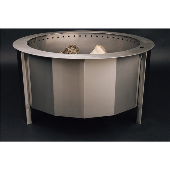 Firegear Lume Smokeless Wood Fire Pit Insert, 31 inch, model LUME-MS2