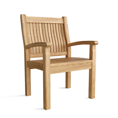 Anderson Teak Valencia Sahara 13-Piece Rectangular Dining Set