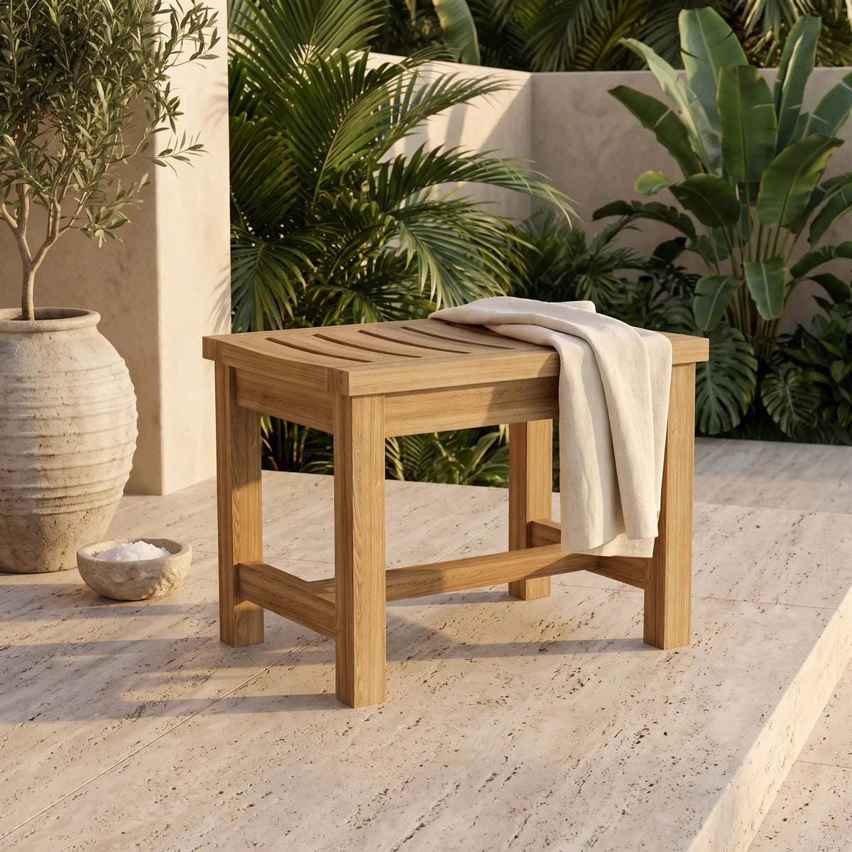 Anderson Teak Madison 24" Backless Chair