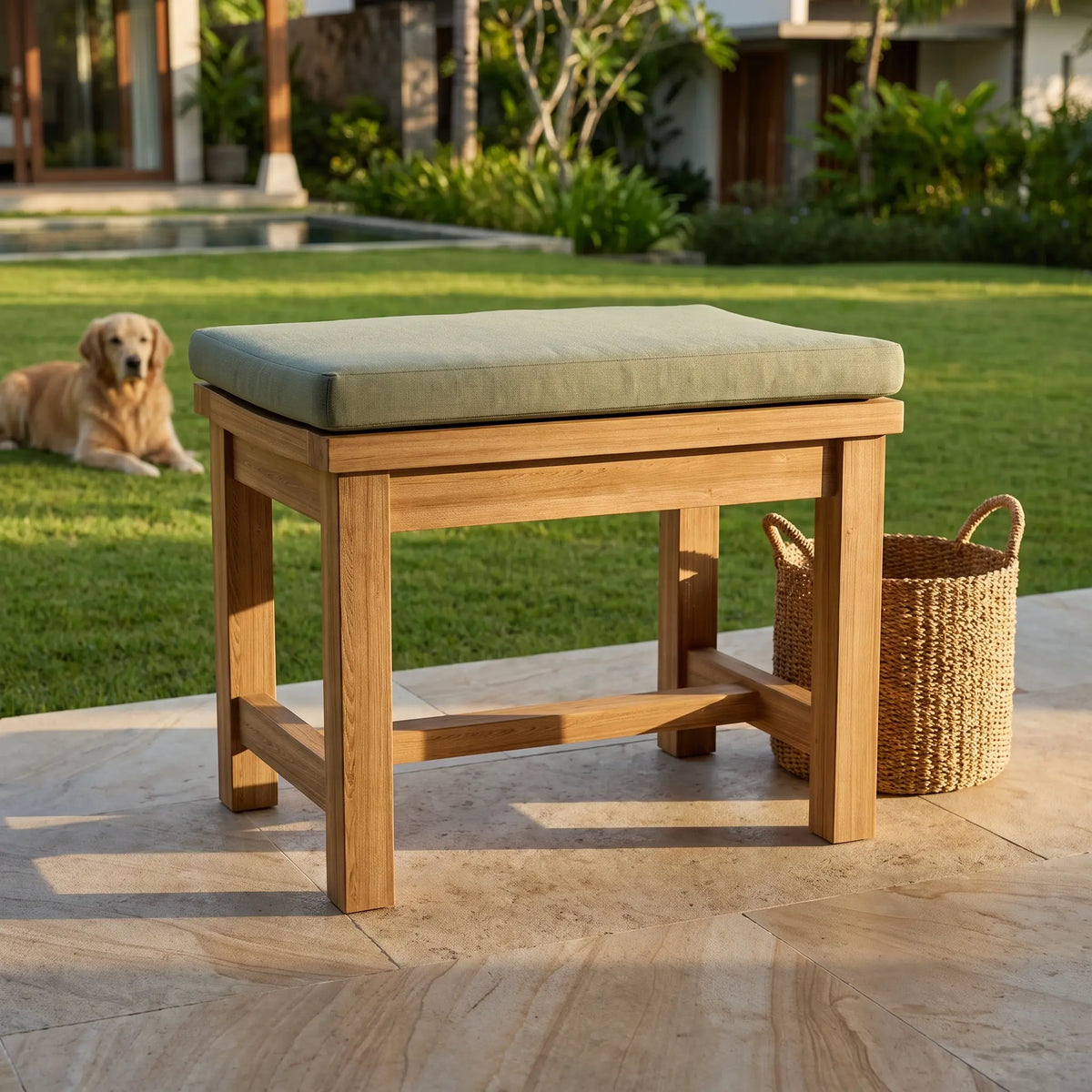 Anderson Teak Madison 24" Backless Chair
