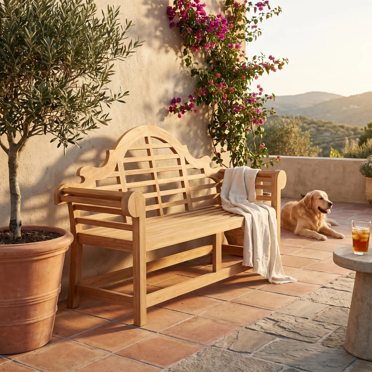 Anderson Teak Marlborough 2-Seater Bench