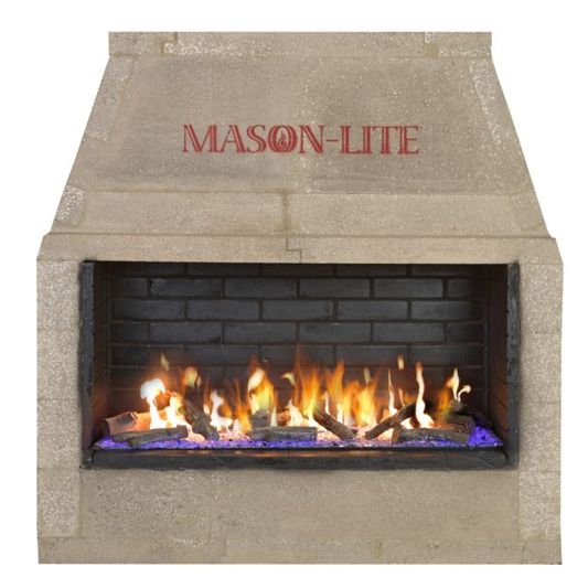 Mason Lite MGFP49 49 inch B-Vent gas fireplace