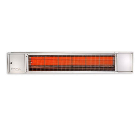 Sunpak S34 gas infrared patio heater, stainless steel