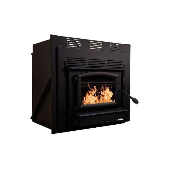 Buck Stove FP ZC74P zero clearance wood fireplace with pewter door