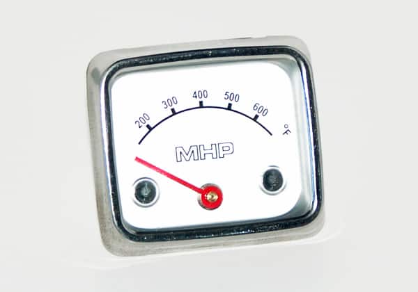 Modern Home Products Rectangular Temperature Gauge for Older MHP Grills, model GGTG3