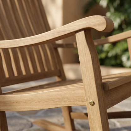 Anderson Teak Modern Rocking Armchair